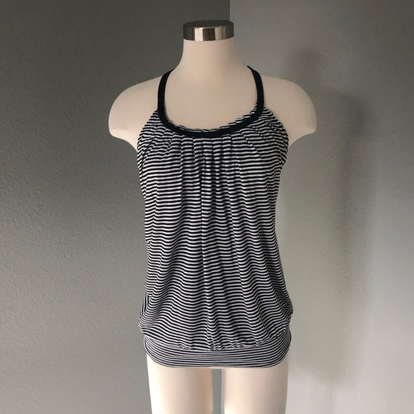 Express Striped Halter Tank Top Blouse - Picture 16 of 16